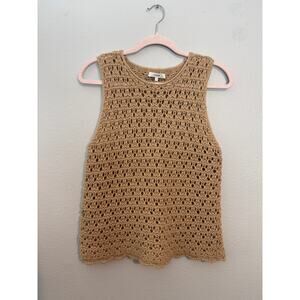 Vince Wool Cashmere Knit Sweater Tank Large